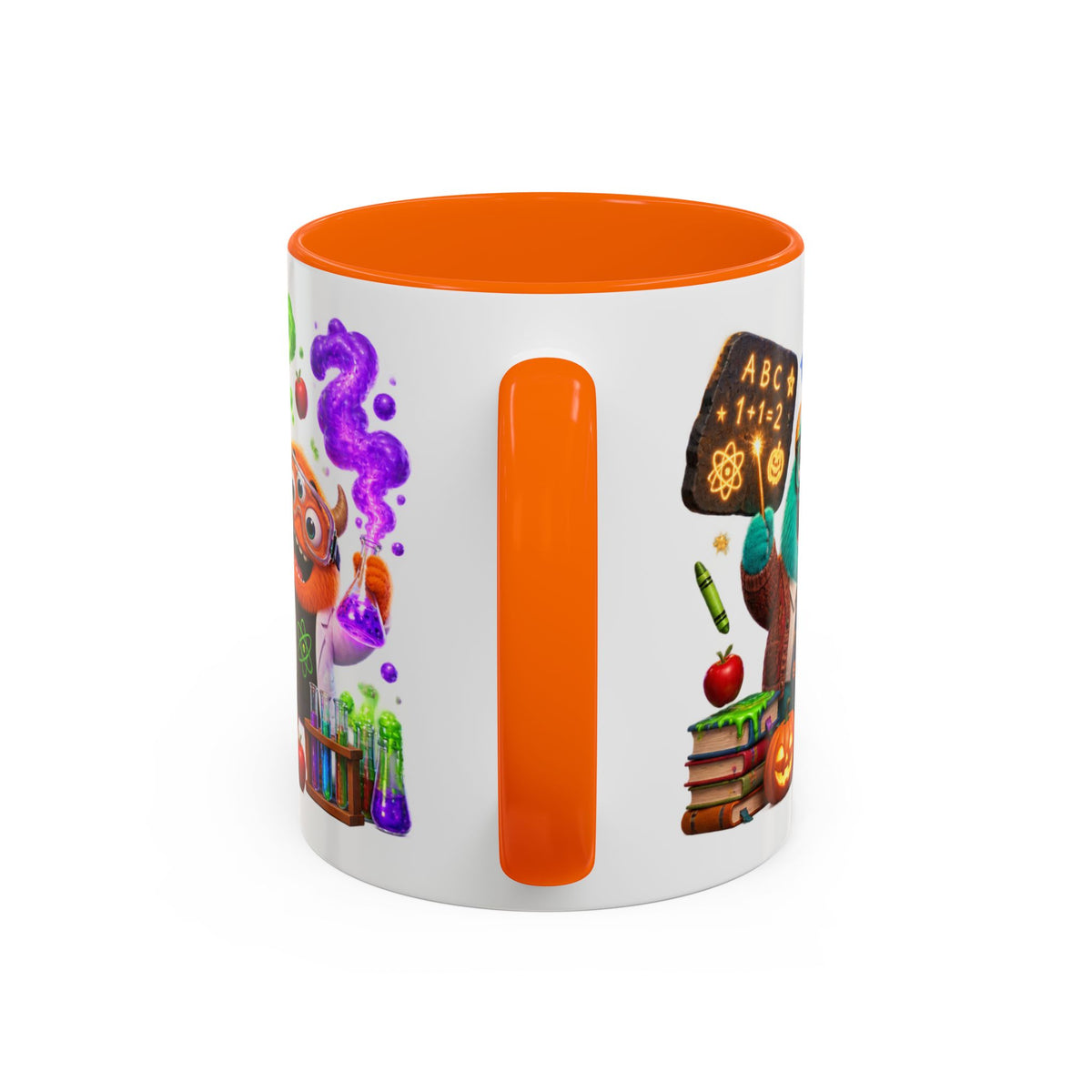 Teaching Is a Scream Monster Teacher Halloween White Mug
