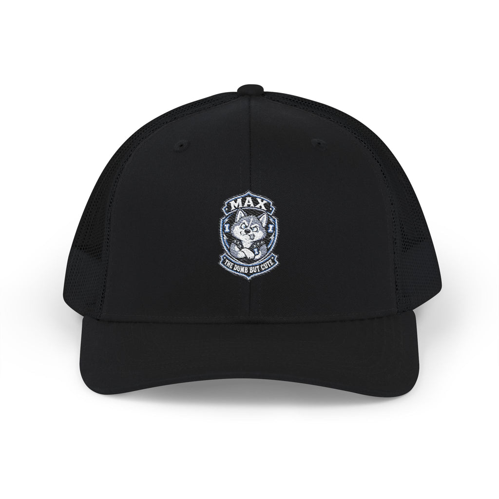 Police Badge Snapback Trucker Hat — Embroidered Law Enforcement Cap