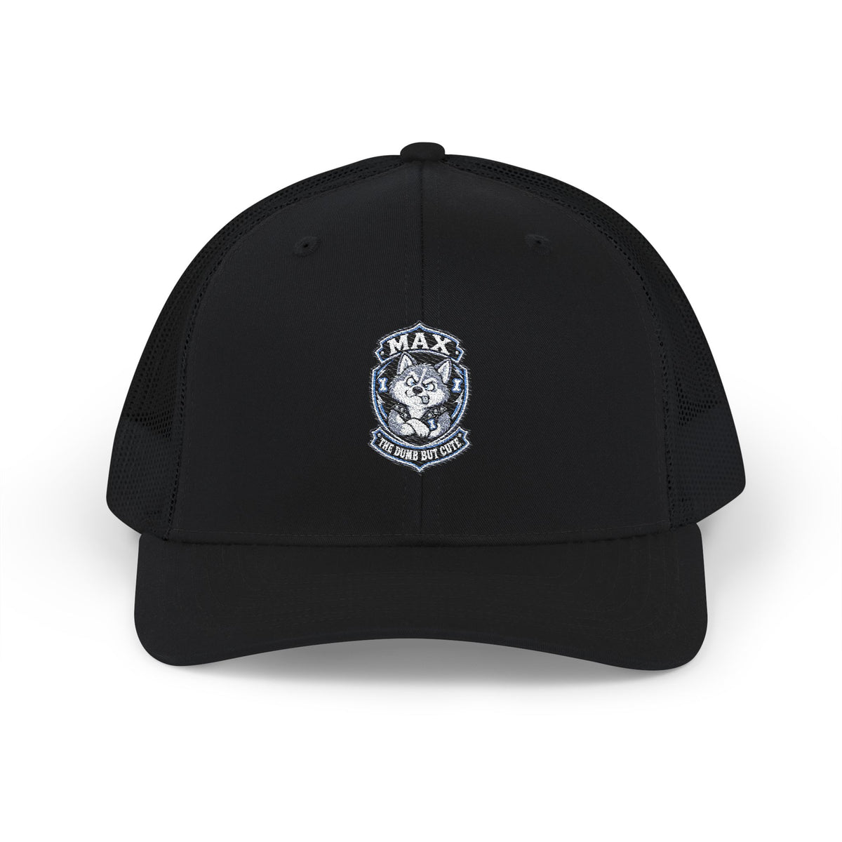 Police Badge Snapback Trucker Hat — Embroidered Law Enforcement Cap