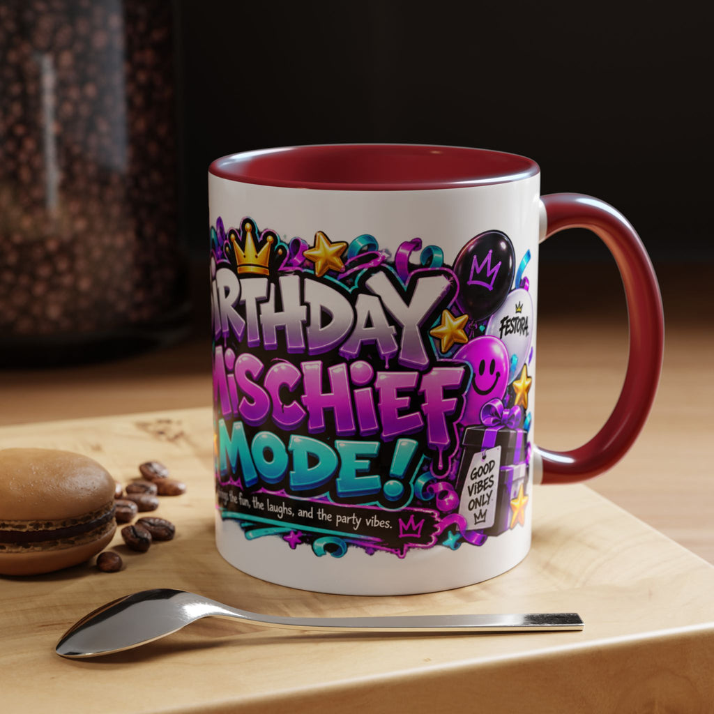 Festora Alien Birthday Mug – Birthday Mischief Mode Coffee Cup