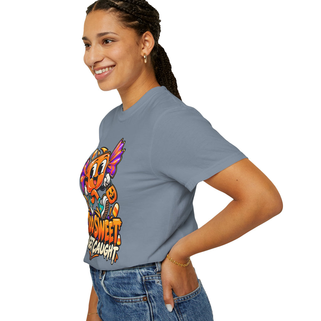 Too Sweet to Get Caught – Cute Halloween Candy T-Shirt