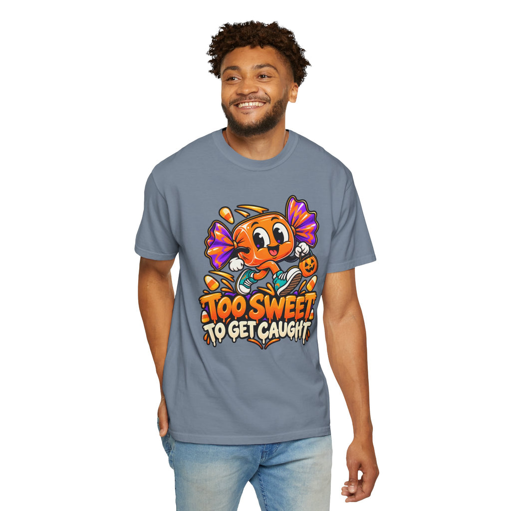 Too Sweet to Get Caught – Cute Halloween Candy T-Shirt