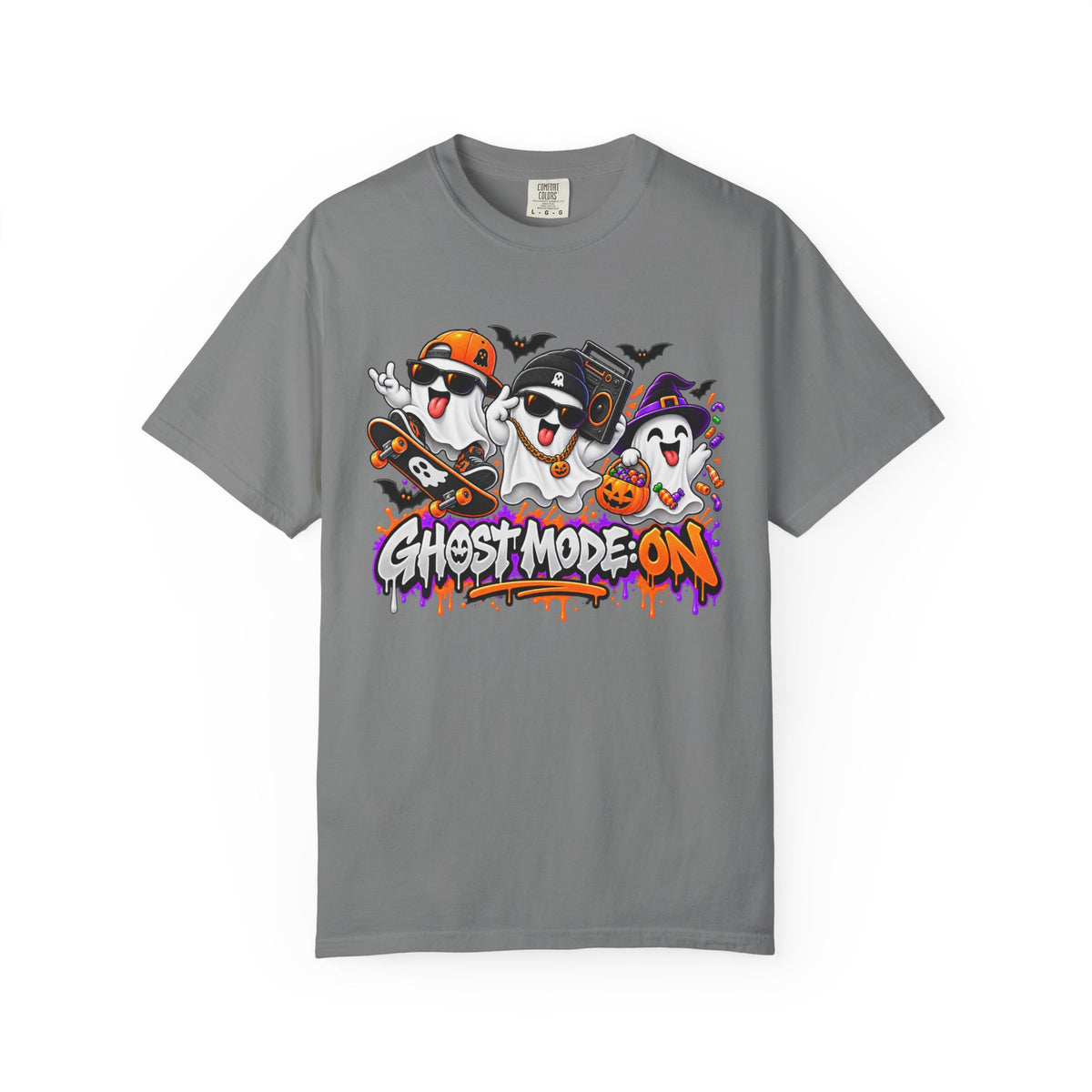 Ghost Mode: ON – Halloween Ghosts Graphic T-Shirt
