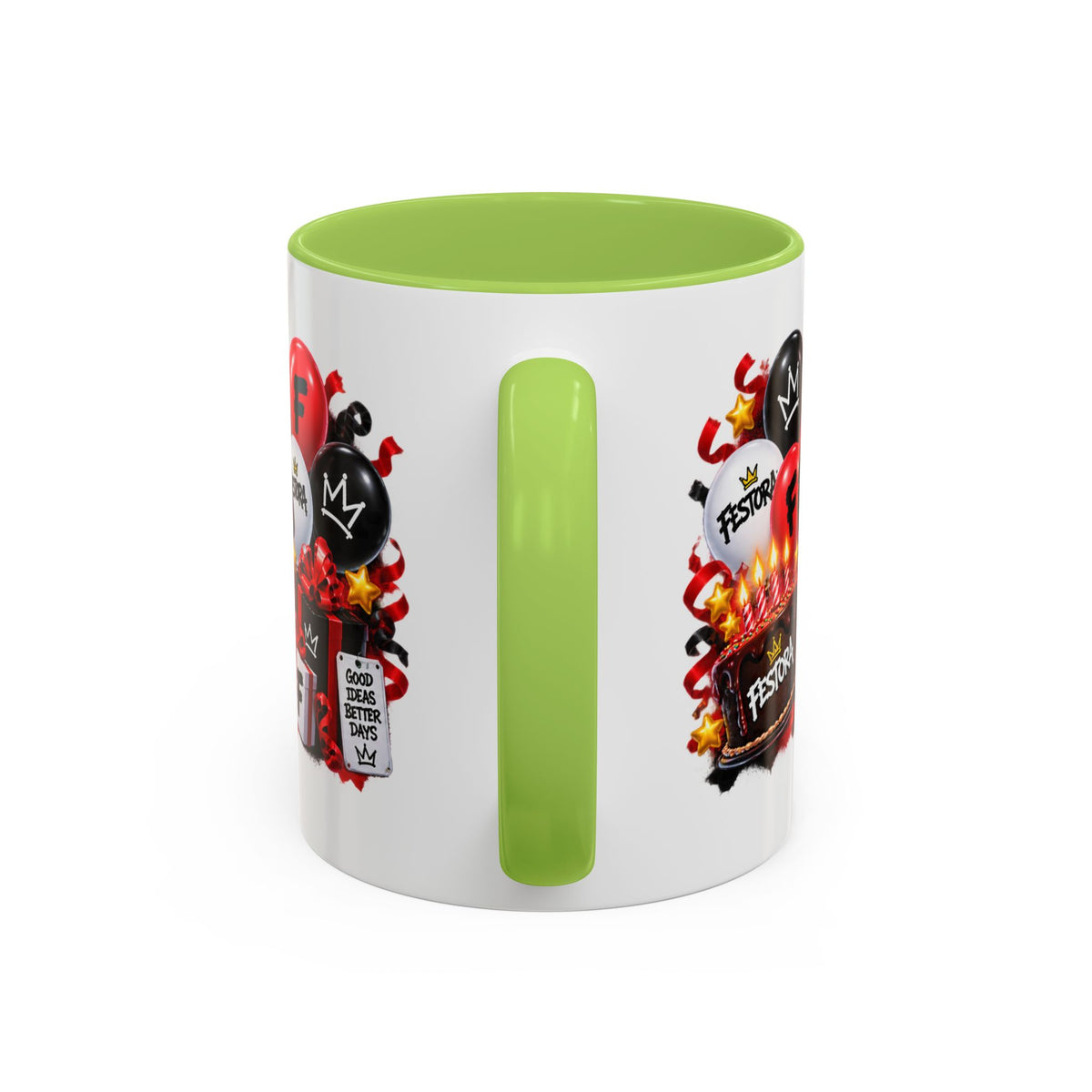 Festora Grafx Birthday Mug – Birthday Level Up Robot Coffee Cup