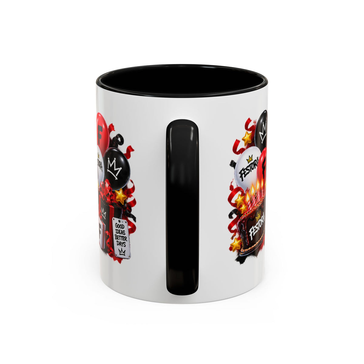 Festora Grafx Birthday Mug – Birthday Level Up Robot Coffee Cup