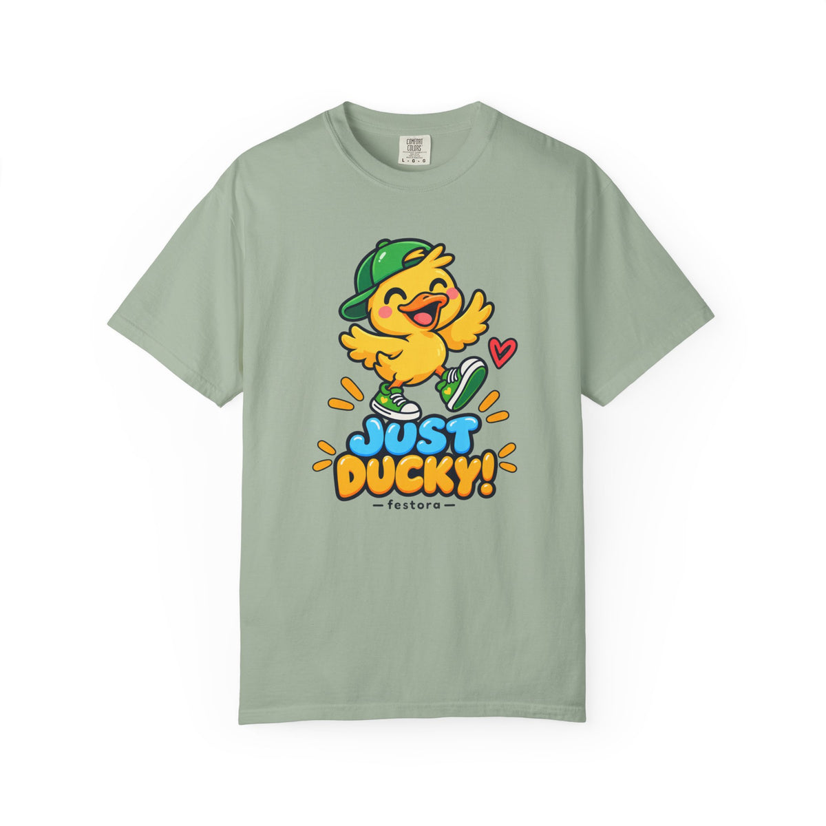 Just Ducky! – Cute Happy Duck Graphic T-Shirt