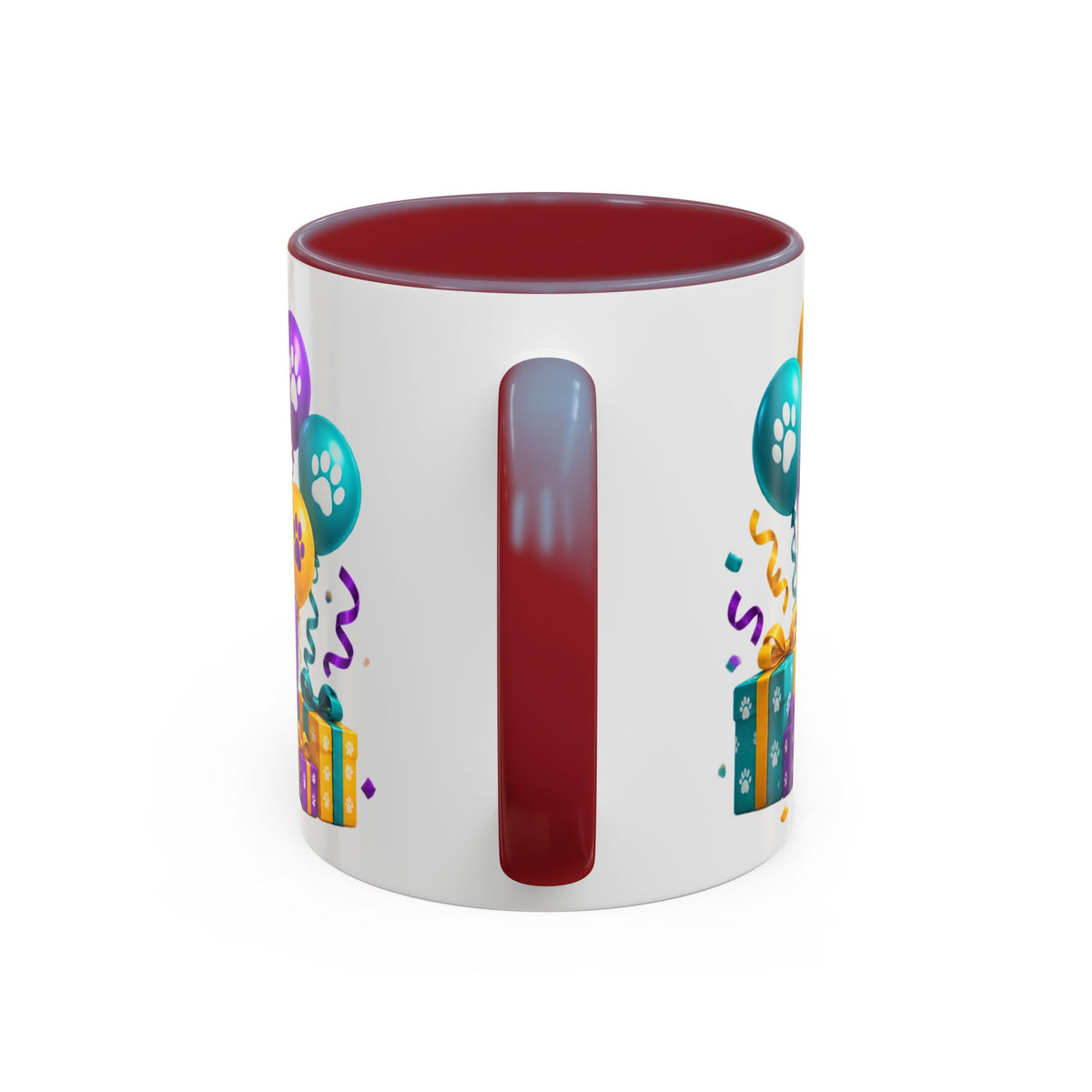 Beagle Birthday Mug – Fetch the Cake White Ceramic Coffee Cup