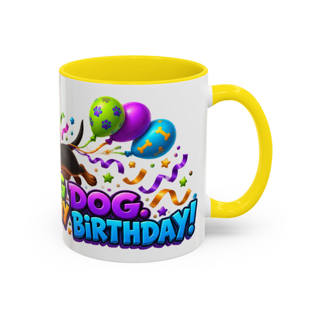 Long Dog Legendary Birthday Dachshund White Mug