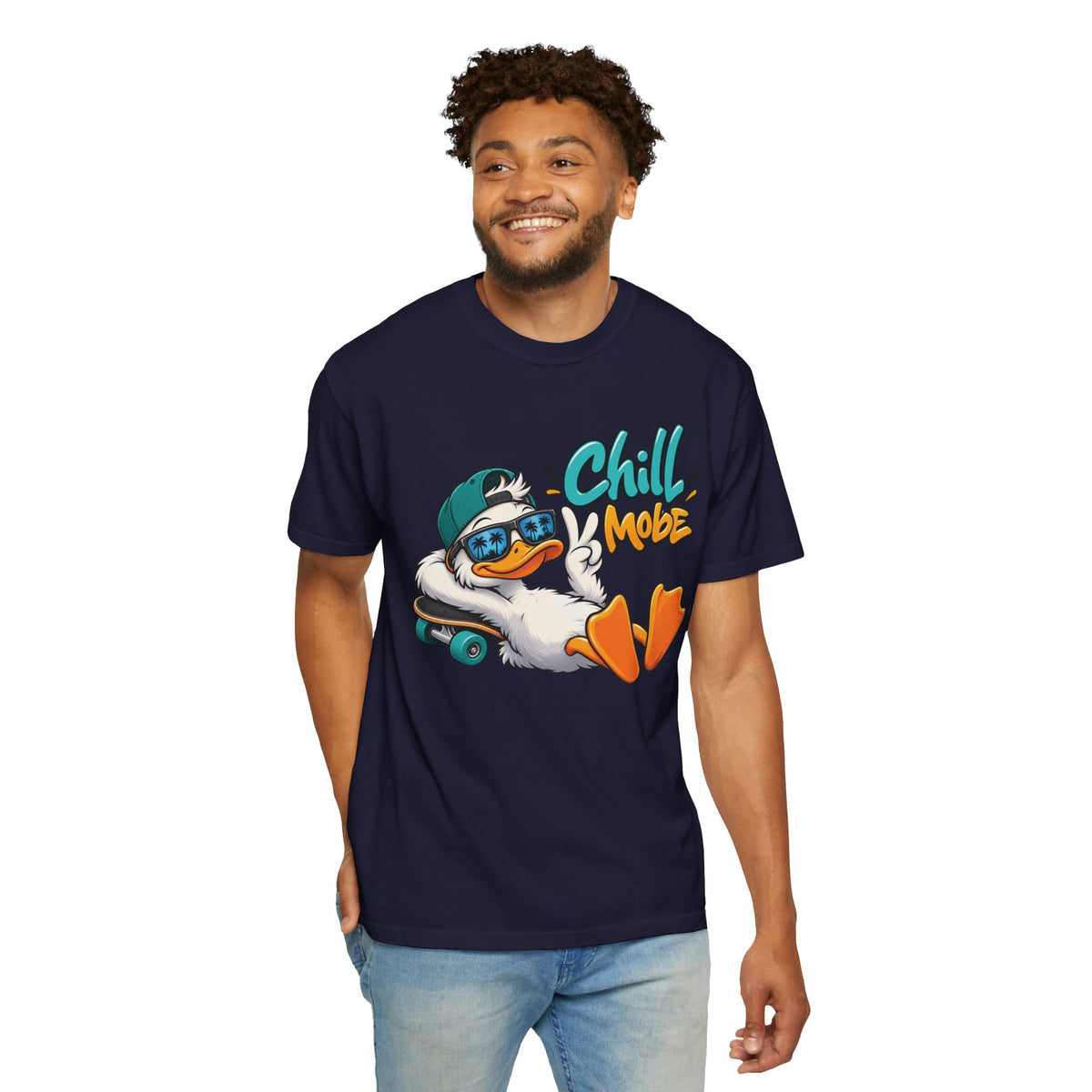 Chill Mode Duck Graphic T-Shirt | Festora Everyday