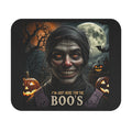 Halloween Creepy Clown Mouse Pad – “I’m Just Here for the Boo’s” Spooky Desk Mat