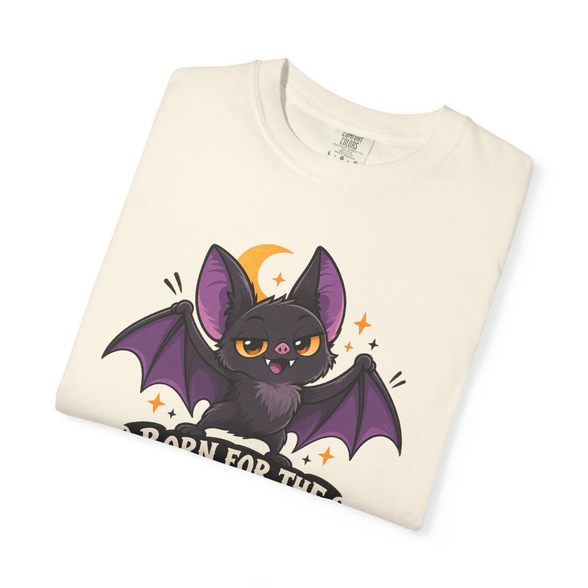 Born for the Night Shift – Cute Halloween Bat T-Shirt