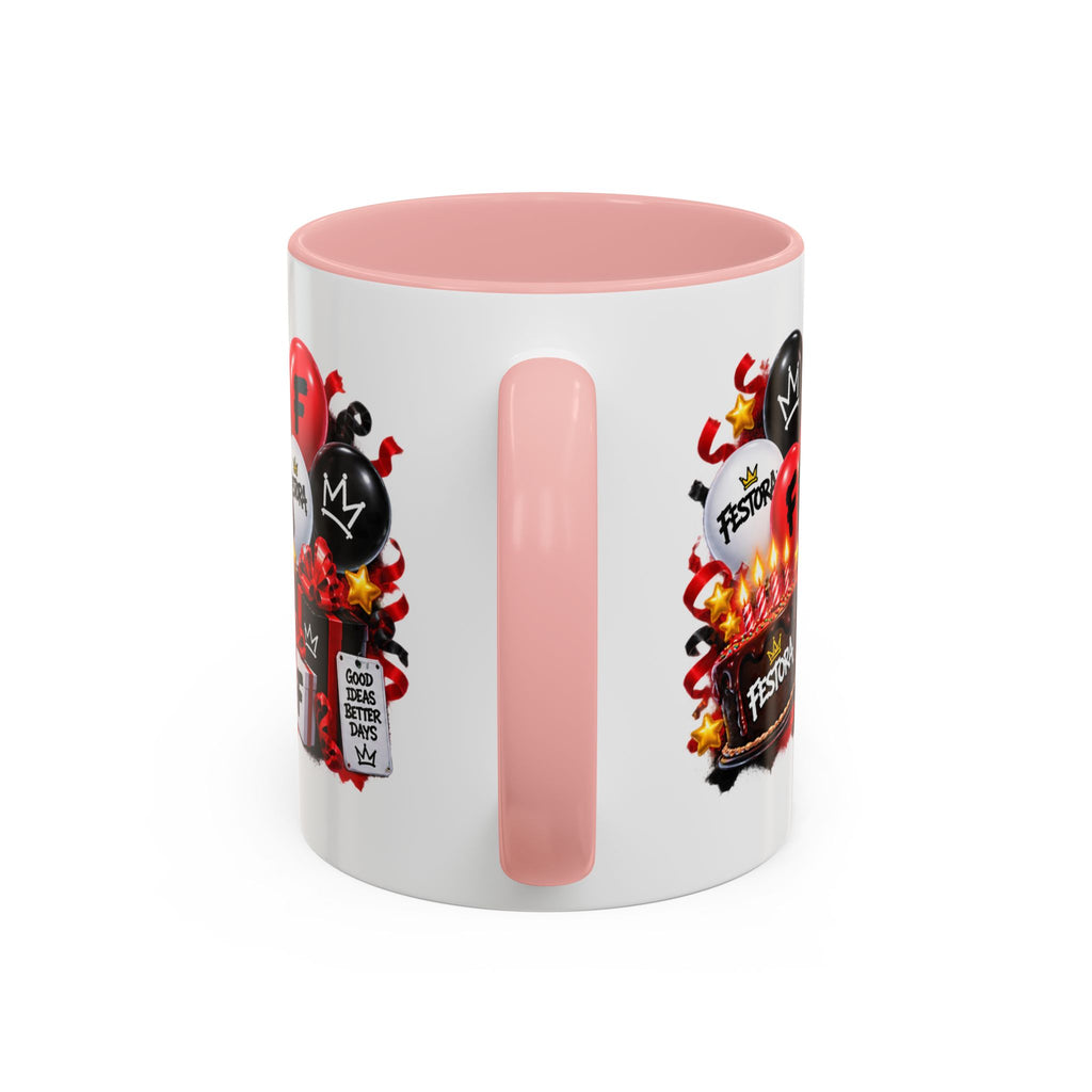 Festora Grafx Birthday Mug – Birthday Level Up Robot Coffee Cup