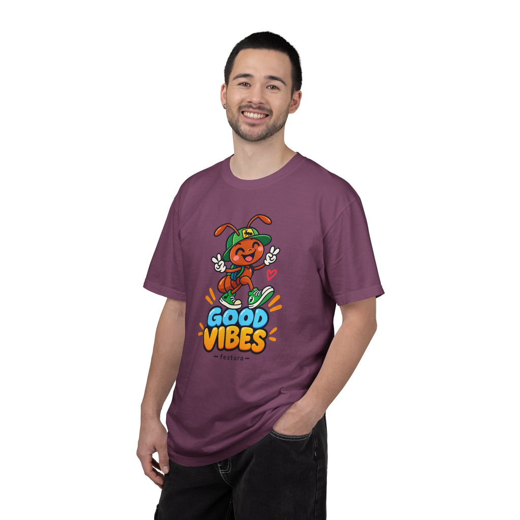 Good Vibes – Happy Ant Graphic T-Shirt