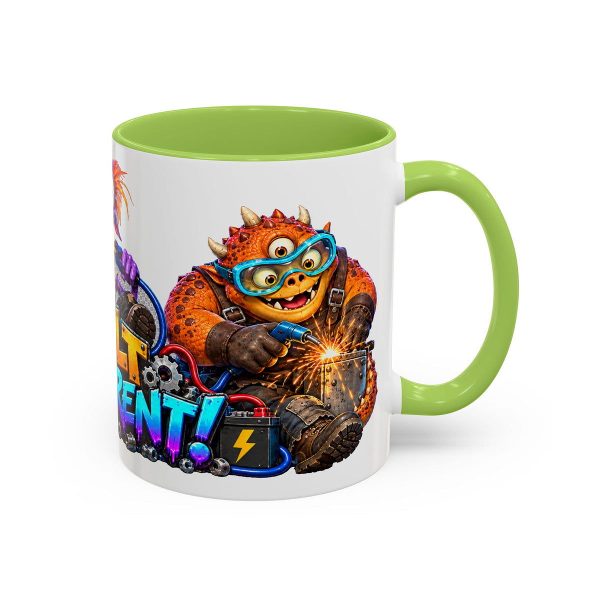 Built Different Monster Workshop Halloween White Mug
