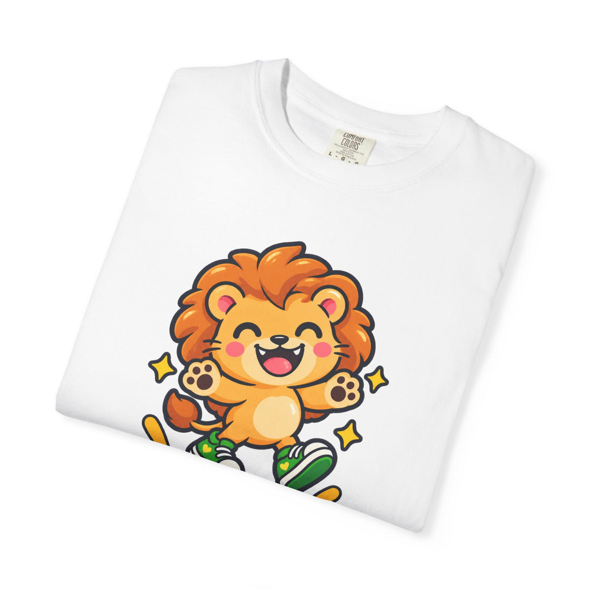 Stay Roarsome – Cute Happy Lion Graphic T-Shirt