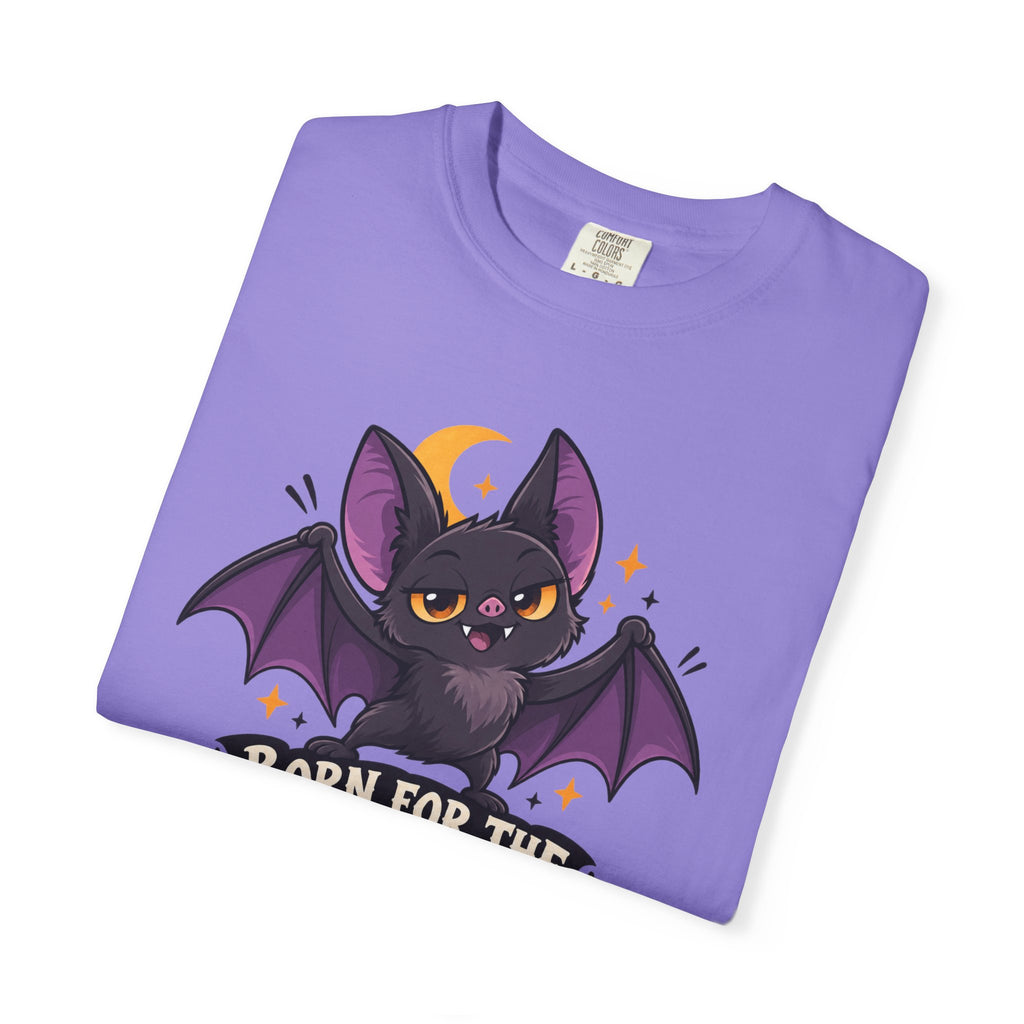 Born for the Night Shift – Cute Halloween Bat T-Shirt