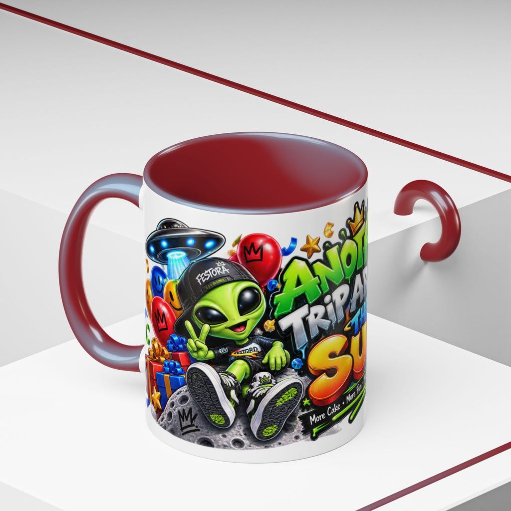 Festora Alien Birthday Mug – Another Trip Around the Sun Coffee Cup