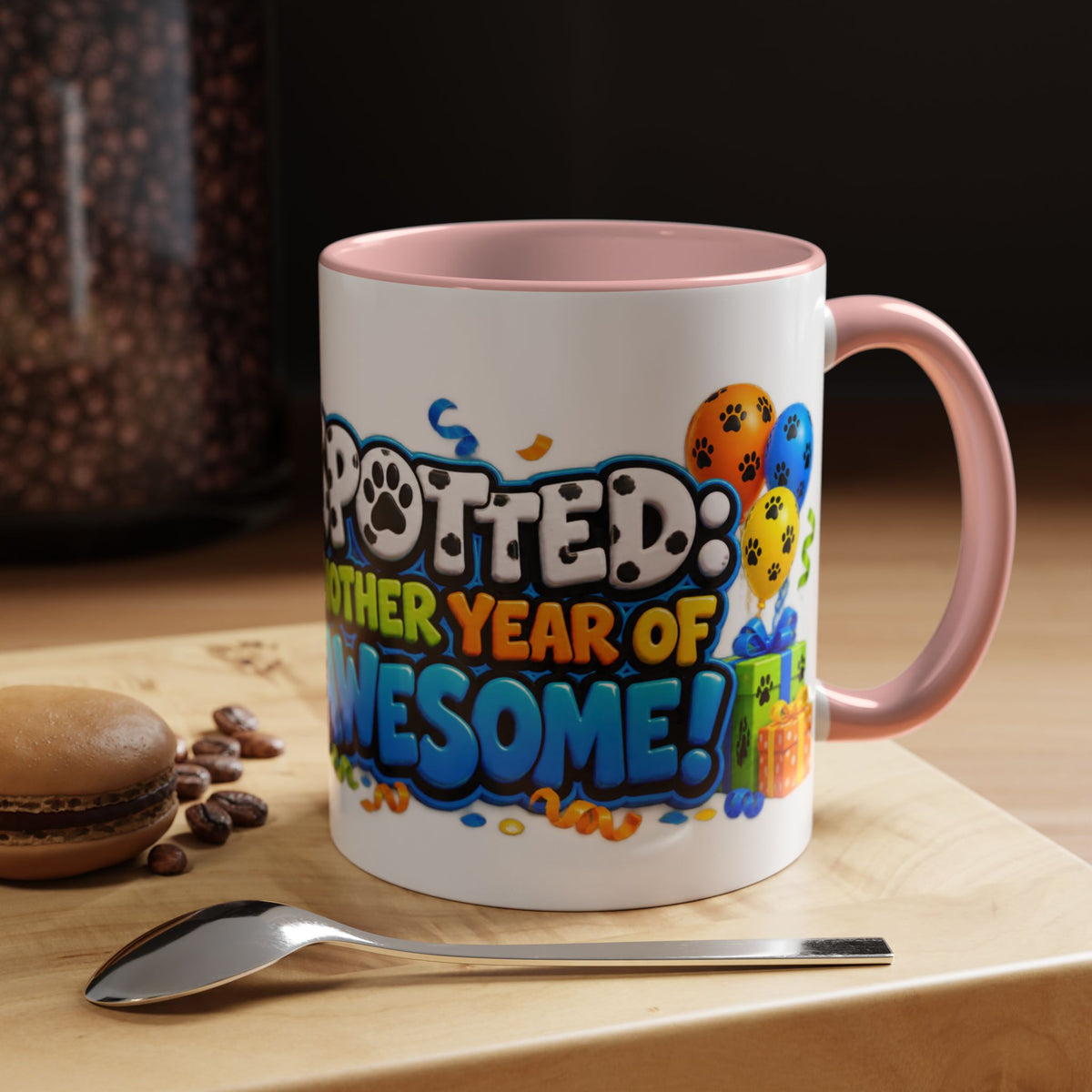 Dalmatian Birthday Mug – Spotted Another Year of Awesome White Coffee Cup