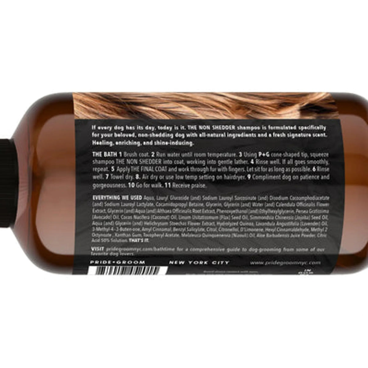 Non-Shedding Dog Shampoo 16 oz – Nourishing Coat Care