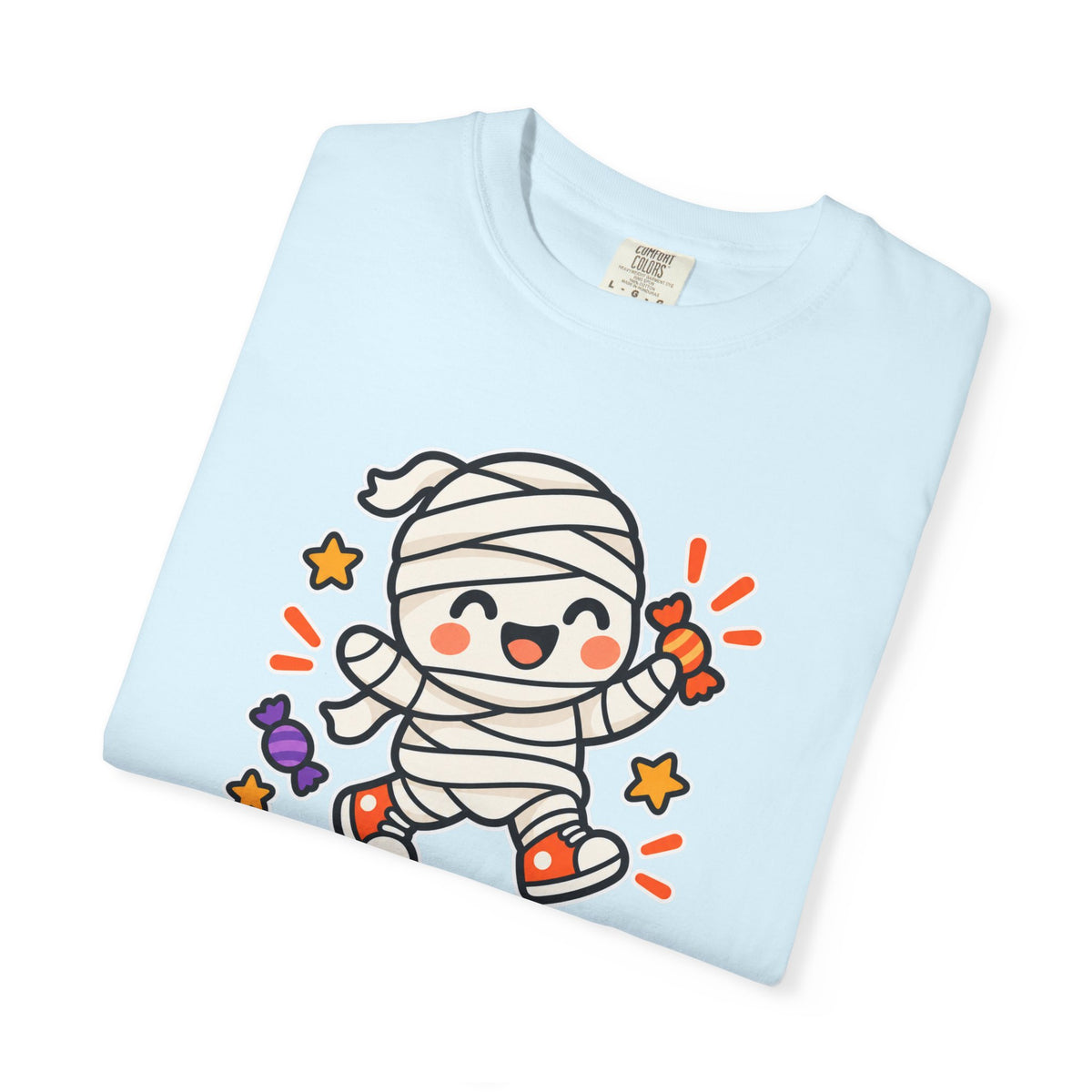 Wrapped but Sweet Halloween T-Shirt | Cute Mummy Graphic Tee