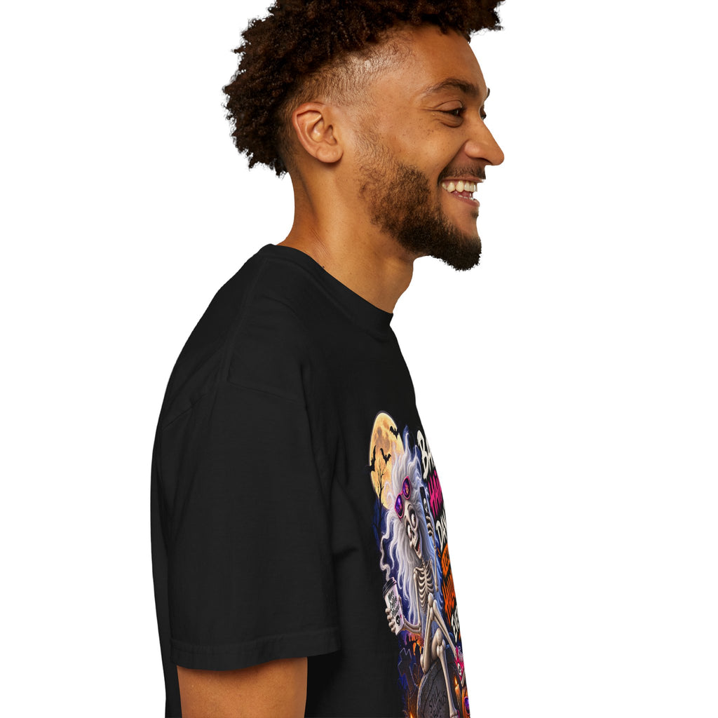 Halloween T-Shirt — “Bad Hair Day? I Call It Halloween Everyday!” Gothic Skeleton Tee