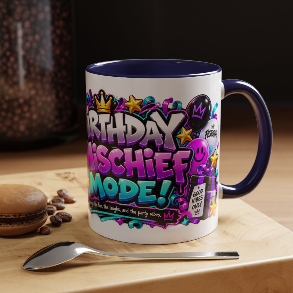 Festora Alien Birthday Mug – Birthday Mischief Mode Coffee Cup