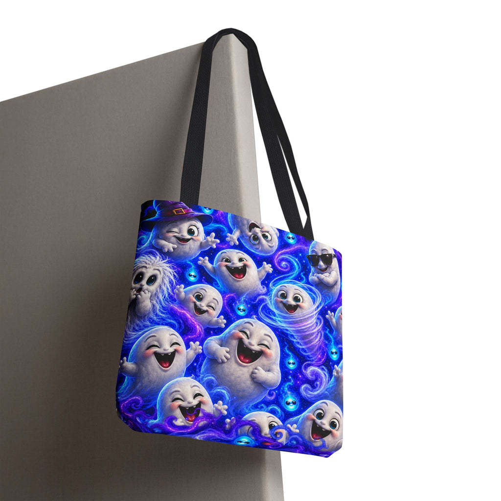 Ghost Friends Tote Bag — Cute Halloween Spirits All-Over Print