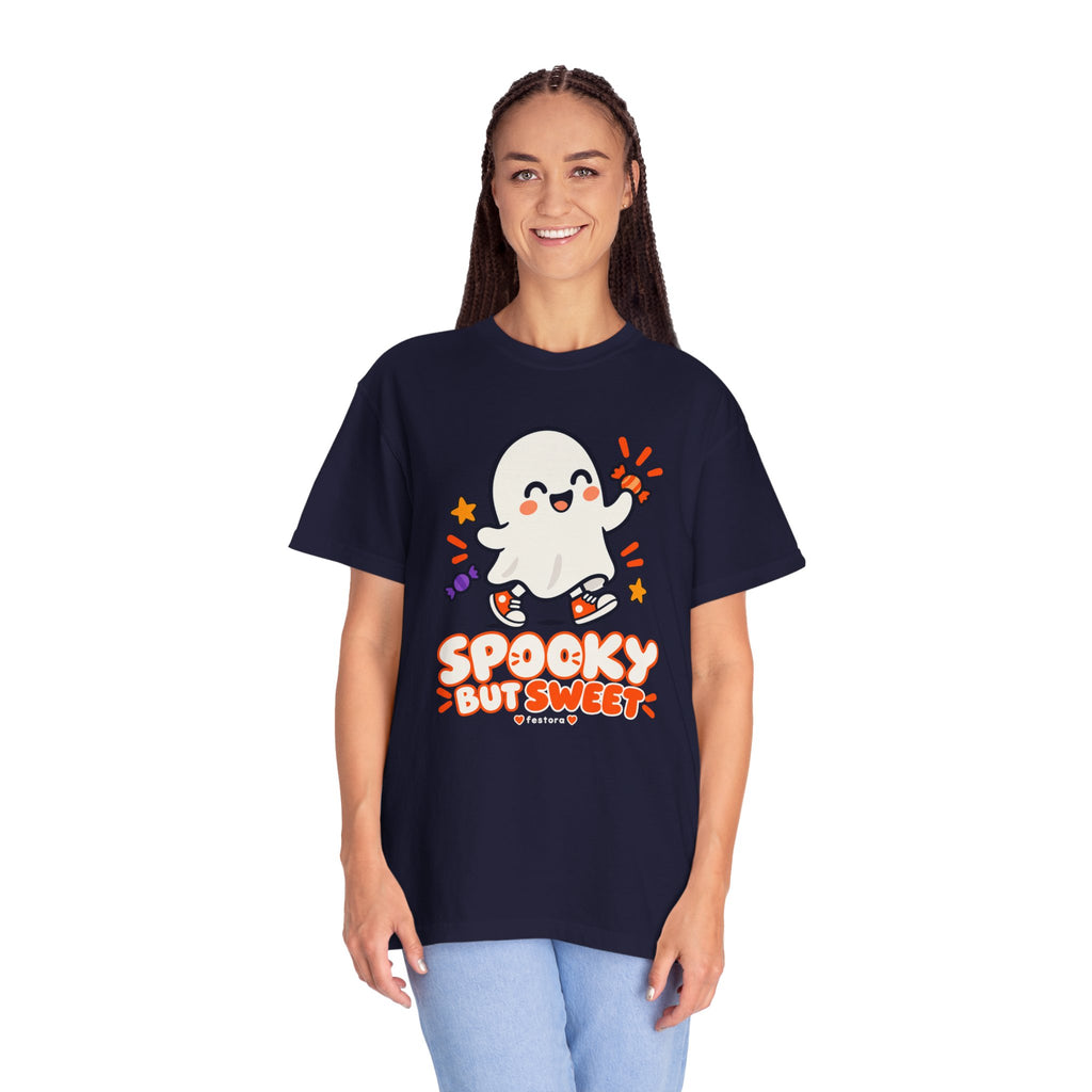 Spooky but Sweet Ghost T-Shirt | Cute Halloween Graphic Tee