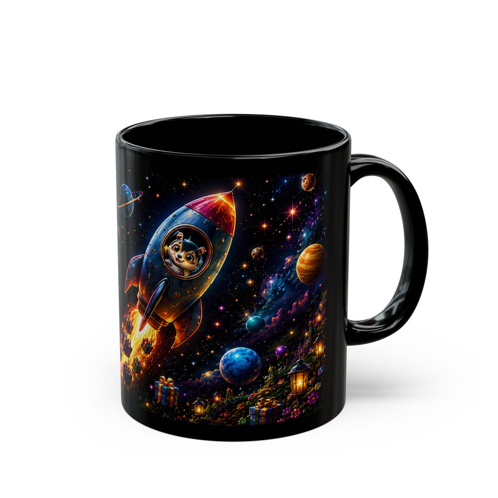 Birthday Rocket Mug — "Blast Off to the Best Day of the Year... Happy Birthday!"