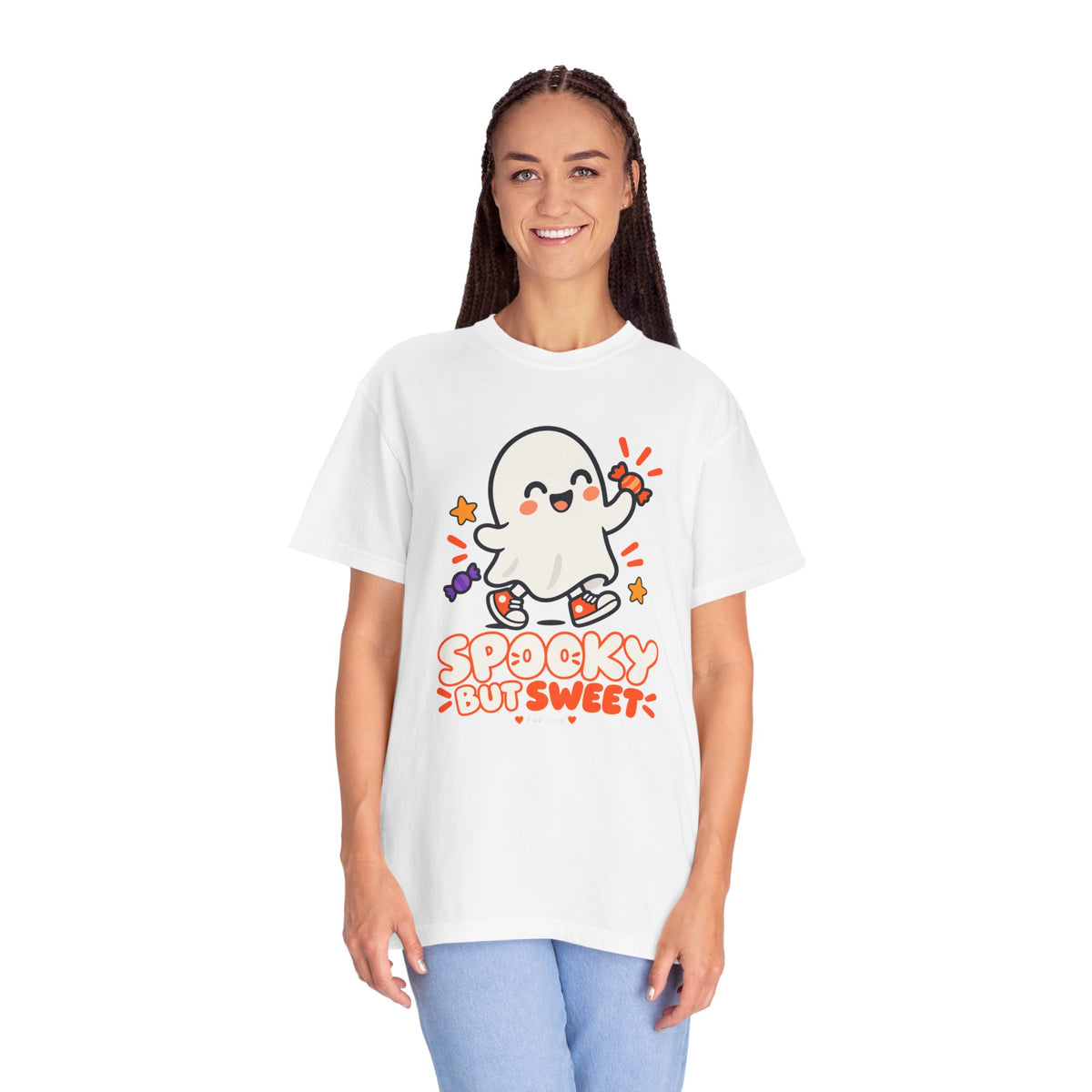 Spooky but Sweet Ghost T-Shirt | Cute Halloween Graphic Tee