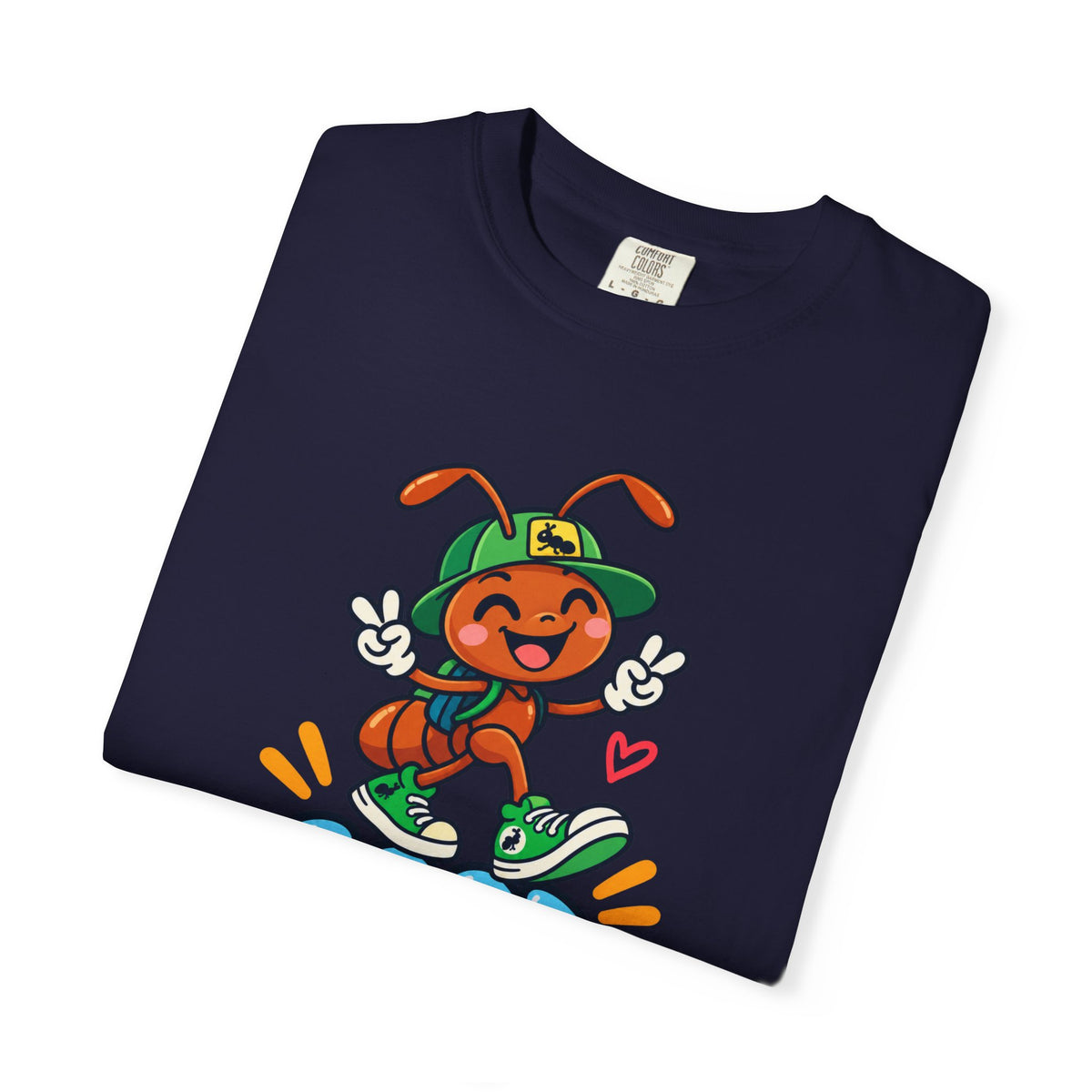 Good Vibes – Happy Ant Graphic T-Shirt