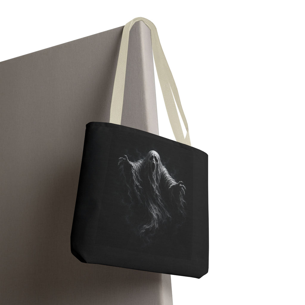 Ghostly Spirit Tote Bag — Spooky Halloween All-Over Print