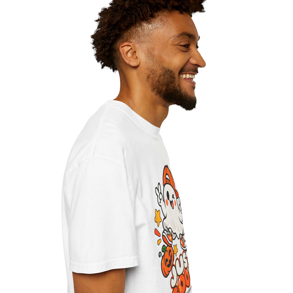 Just Boo It Halloween T-Shirt | Cute Skater Ghost Graphic Tee