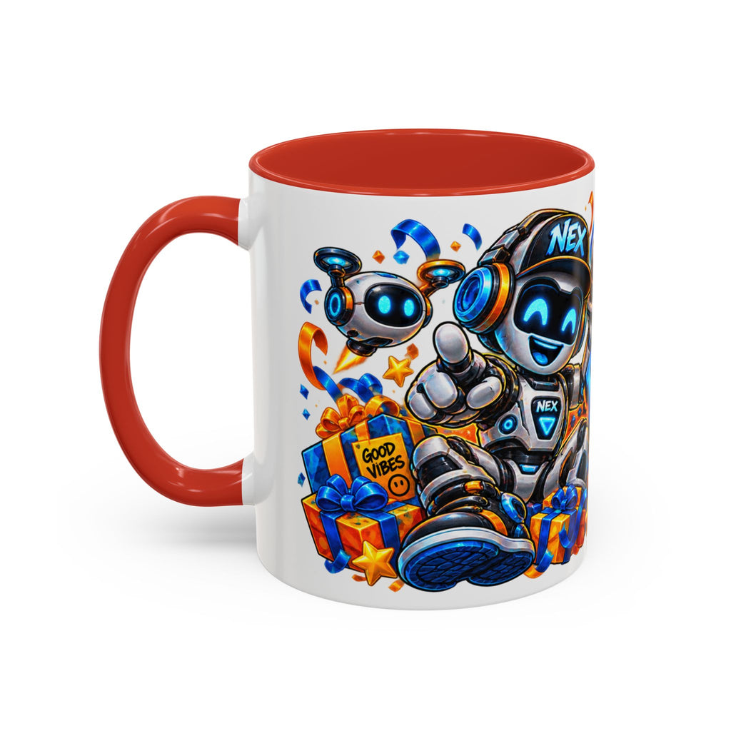 Festora Robot Birthday Mug – Birthday Mode Activated Coffee Cup