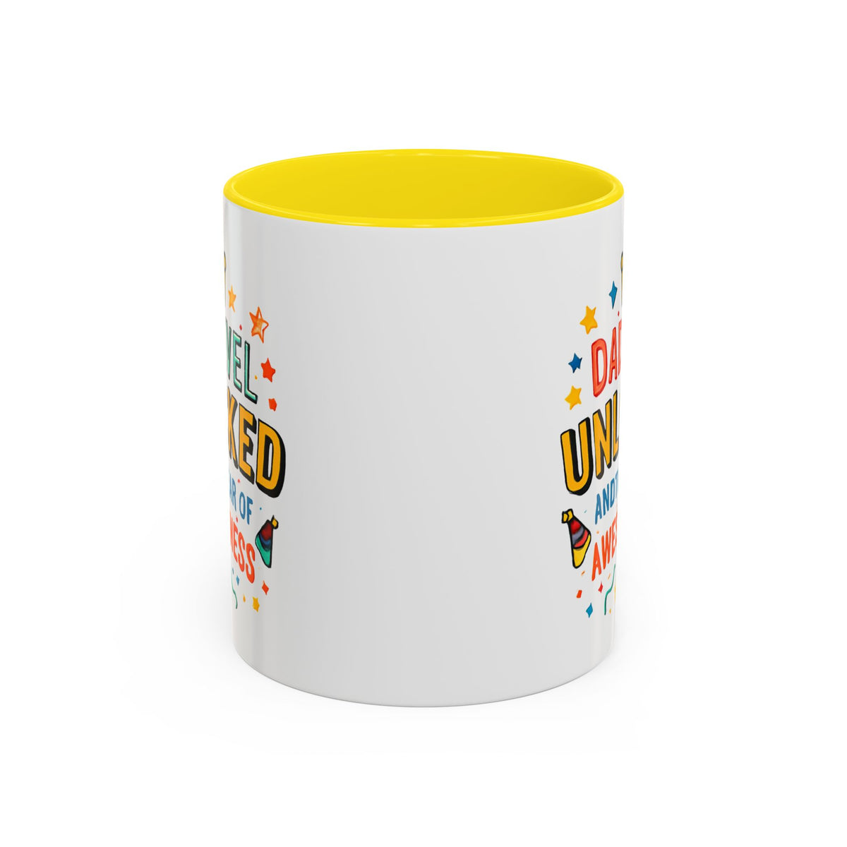 Dad Level Unlocked Coffee Mug – Funny Father’s Day 11/15oz Accent Mug