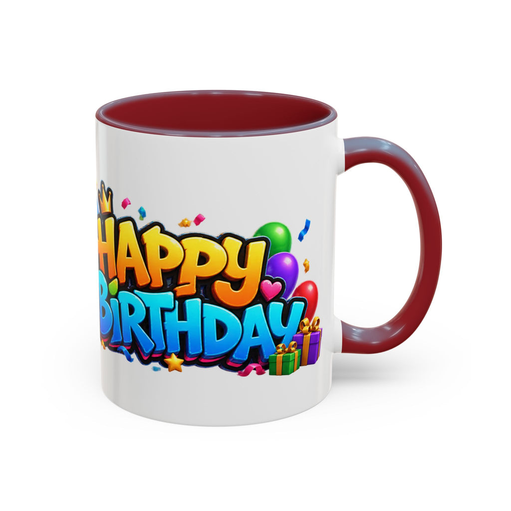 Gorilla Happy Birthday Mug - Colorful 3D Celebration Design
