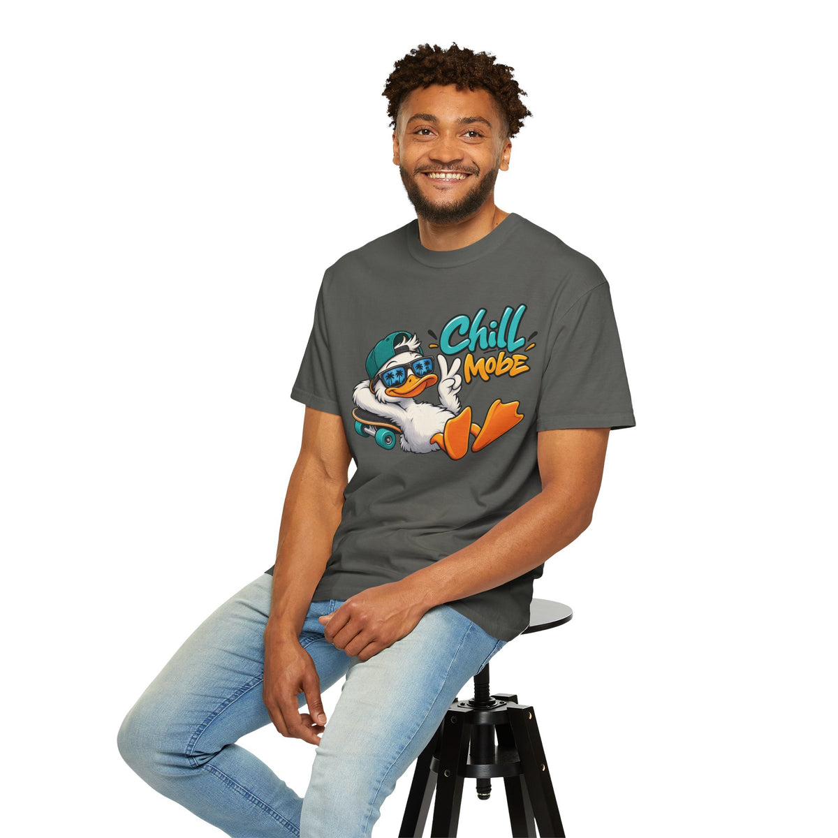 Chill Mode Duck Graphic T-Shirt | Festora Everyday