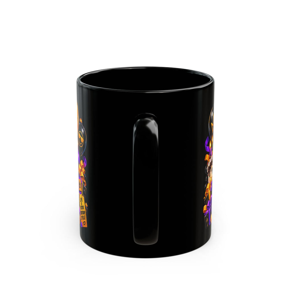 Birthday After Dark Black Mug – Festora Raccoon Birthday Coffee Cup