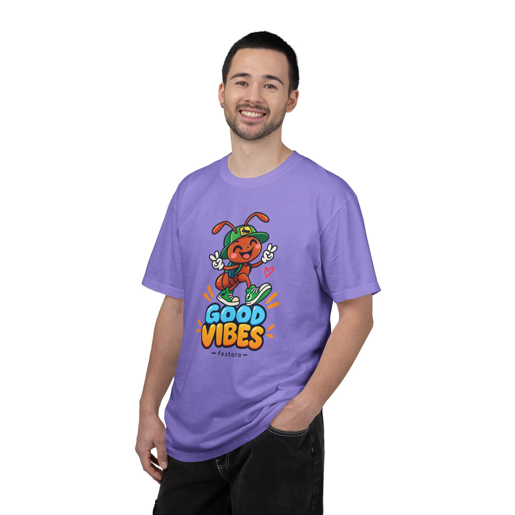 Good Vibes – Happy Ant Graphic T-Shirt