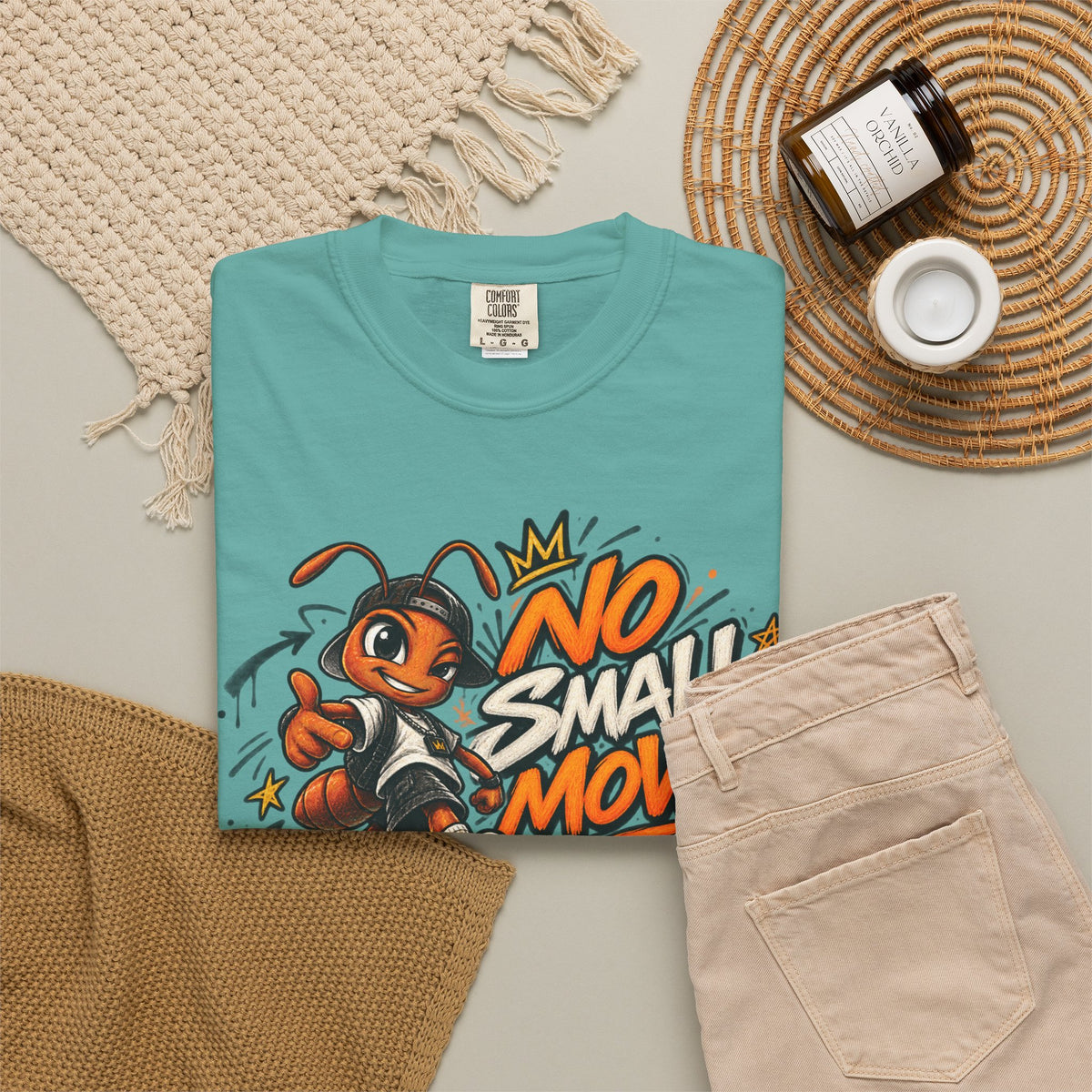No Small Moves T-Shirt — Retro Sneaker Character Graphic Tee