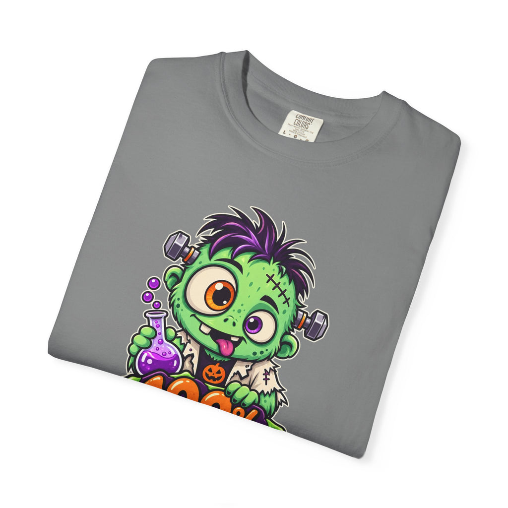 100% Natural. Mostly. – Cute Halloween Lab Monster T-Shirt