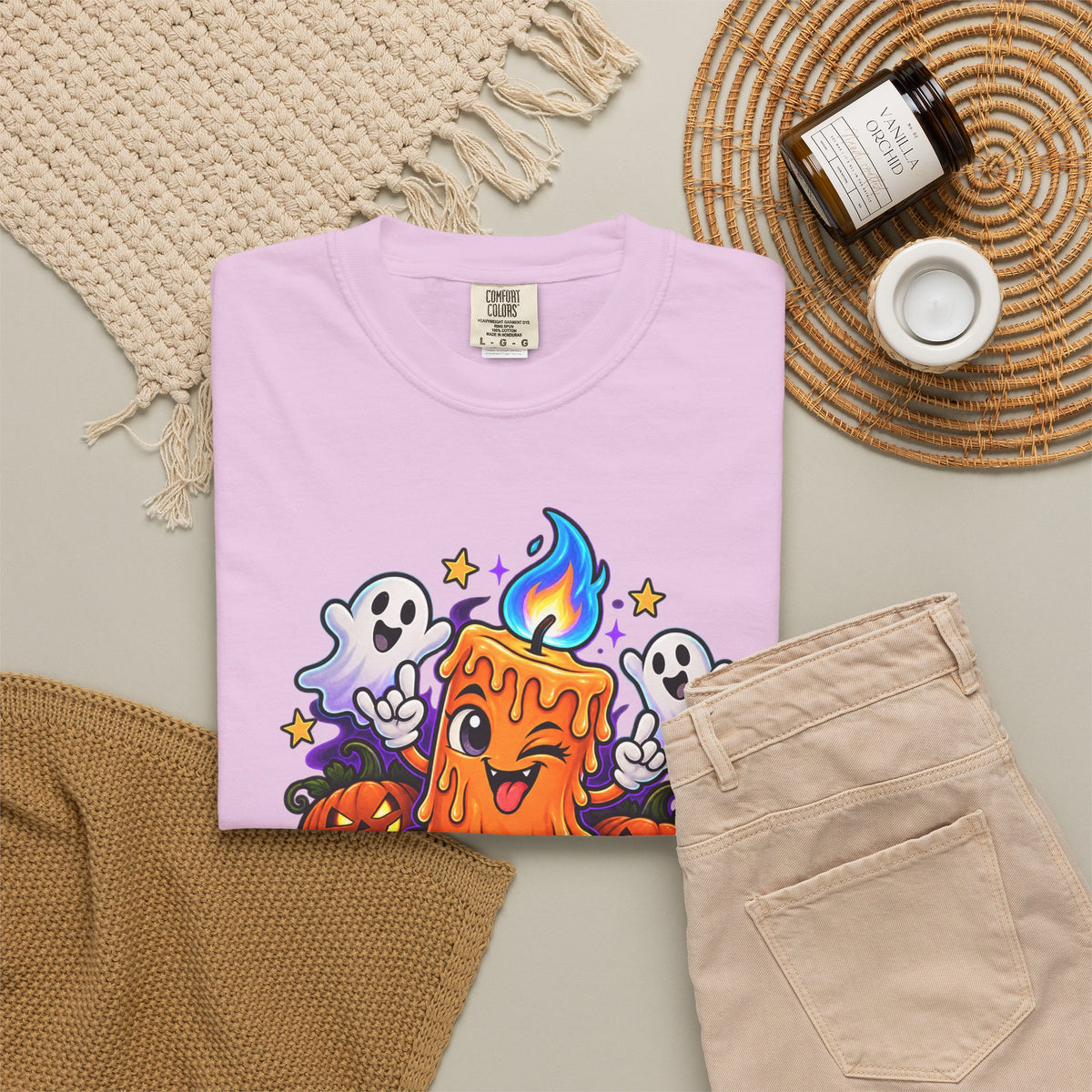 Too Lit to Quit – Funny Halloween Candle T-Shirt