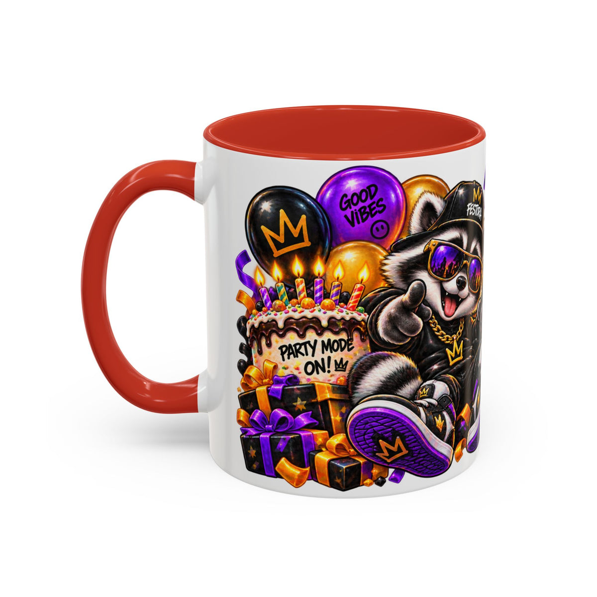 Festora Raccoon Birthday Mug – Birthday After Dark Coffee Cup