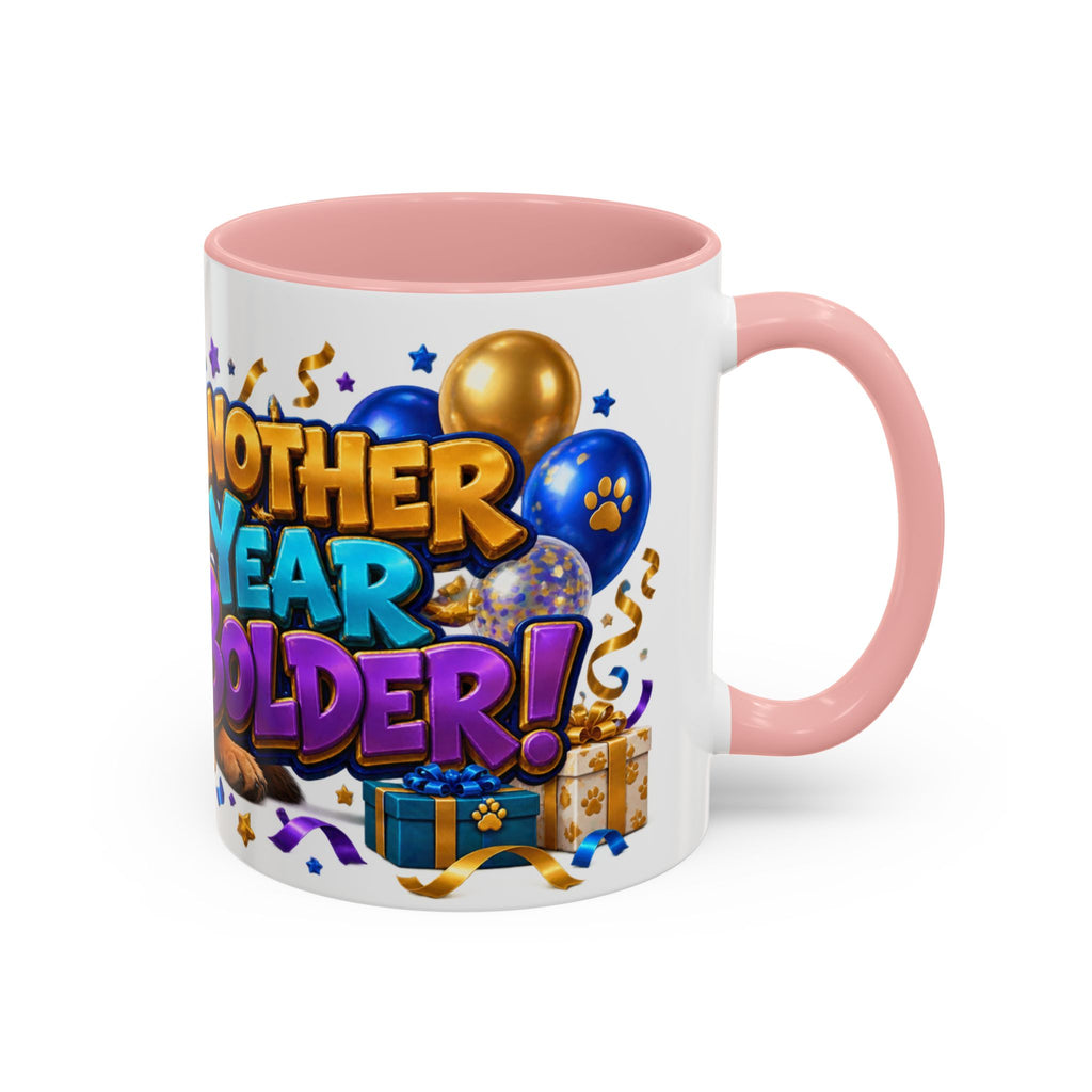 German Shepherd Birthday Mug – Another Year Bolder White Coffee Cup