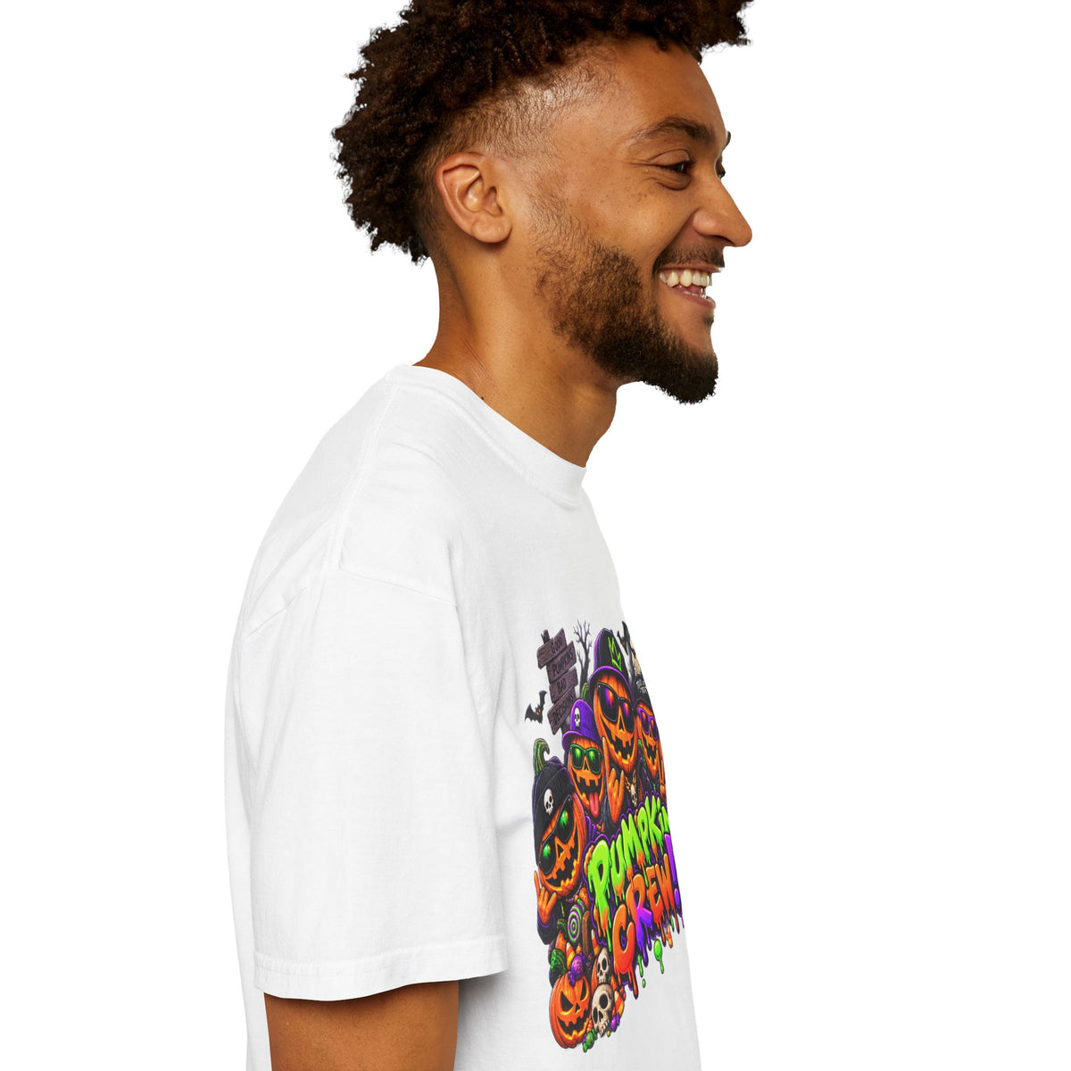 Pumpkin Crew Halloween T-Shirt – Funny Jack O’ Lantern Graphic Tee
