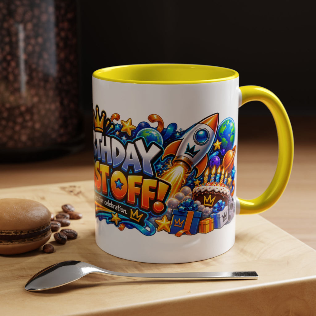 Festora Alien Birthday Mug – Birthday Blast Off Coffee Cup