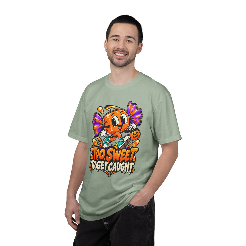 Too Sweet to Get Caught – Cute Halloween Candy T-Shirt