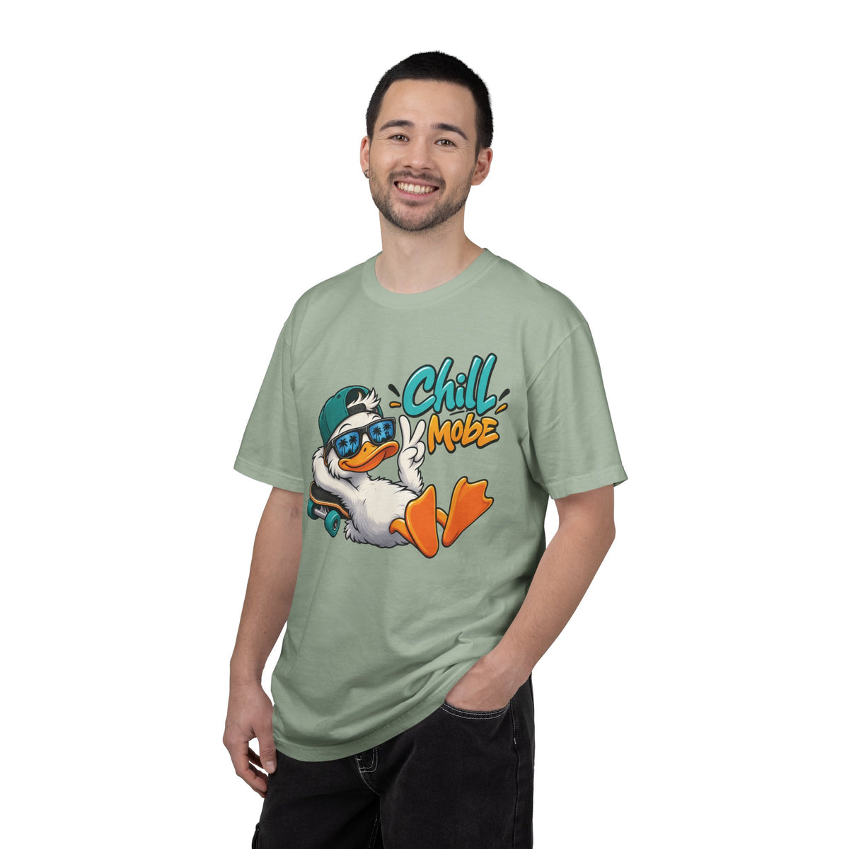 Chill Mode Duck Graphic T-Shirt | Festora Everyday