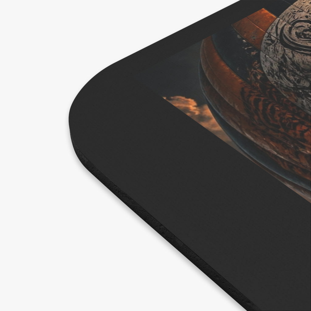 Skull Hot Air Balloon Mouse Pad — "I Came, I Saw, I'm Going Back For Snacks" Halloween Gaming Desk Mat