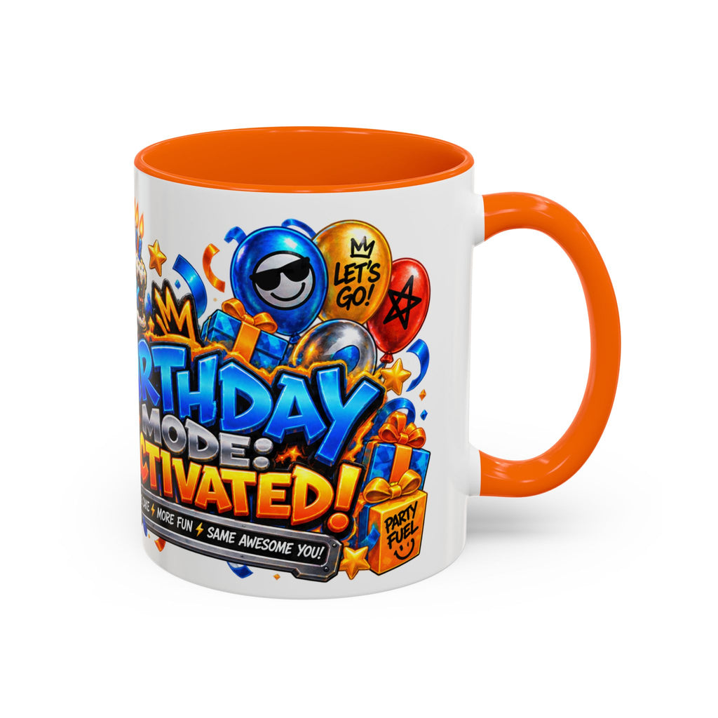 Festora Robot Birthday Mug – Birthday Mode Activated Coffee Cup